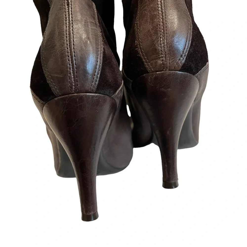 Gianni Bini Vintage Leather Knee High Boots - Picture 9 of 13